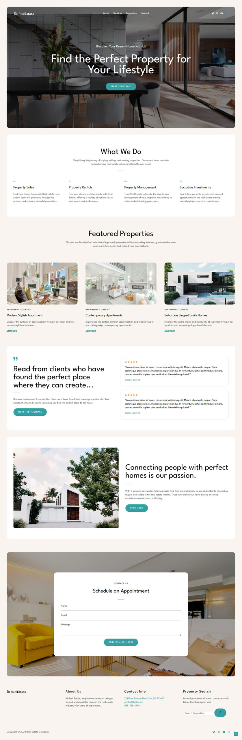 Real Estate Company Home